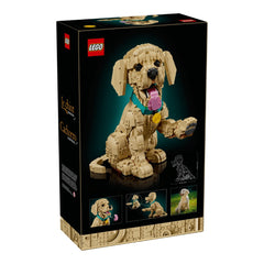 A Photo Of LEGO Icons Golden Retriever Puppy 2102 Pieces - 11384