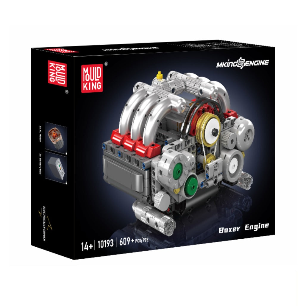 A Photo Of Mould King Motorized Flat-6 Engine Model Building Toy Set - 609 Pieces - 10193