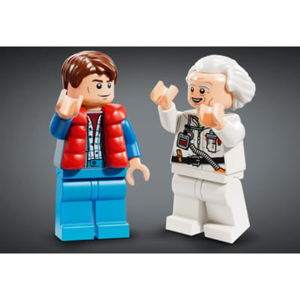 A Photo Of LEGO Time Machine from Back to the Future - 357 Pieces - 77256