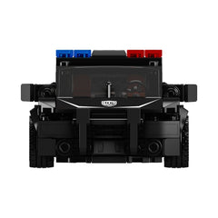 A Photo Of Mould King Dodge Challenger Police Car Building Toy Set - 443 Pieces - 27098