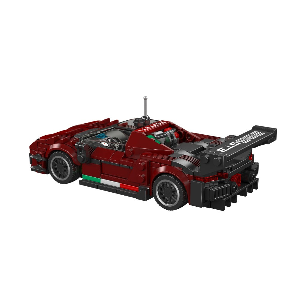 A Photo Of Mould King Ferrari 296 GT3 Supercar Model Building Toy Set - 416 Pieces - 27087