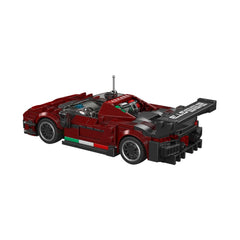 A Photo Of Mould King Ferrari 296 GT3 Supercar Model Building Toy Set - 416 Pieces - 27087