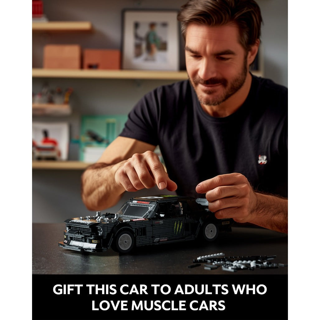 A Photo Of Nifeliz Mini HOONIKEN Muscle Car Building Set - 1605 Pieces - NF10272A