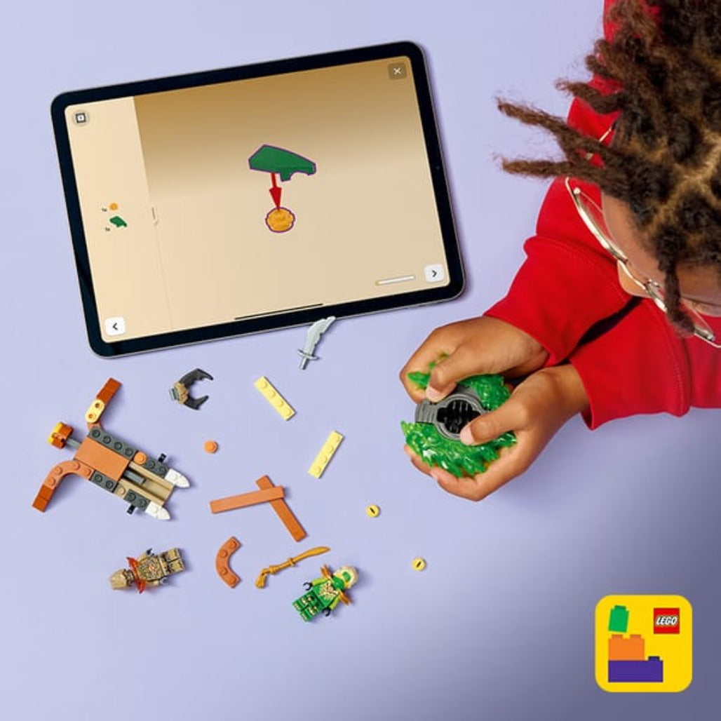 A Photo Of LEGO Lloyd vs. Earth Monster Spinner - 52 Pieces - 71850