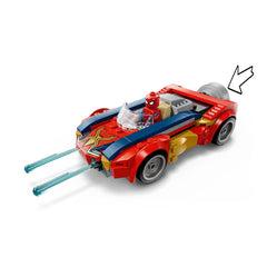 A Photo Of LEGO Marvel Spider-Man Car vs. Venomized Wolverine 134 Pieces - 76336