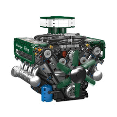 A Photo Of Mould King Motorized V8 Tank Engine Building Toy Set - 2250 Pieces - 10182