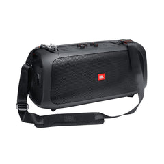 A Photo Of JBL PartyBox On-The-Go with Dual Wireless Mics - Portable Bluetooth Speaker with Light Show and Karaoke Function