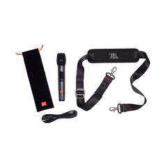 A Photo Of JBL PartyBox On-The-Go with Dual Wireless Mics - Portable Bluetooth Speaker with Light Show and Karaoke Function