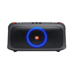 A Photo Of JBL PartyBox On-The-Go with Dual Wireless Mics - Portable Bluetooth Speaker with Light Show and Karaoke Function