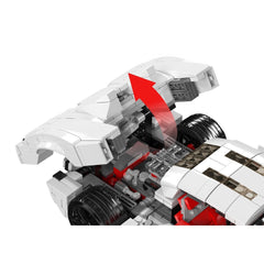 A Photo Of Mould King Italian Hypercar Building Toy Set - 1423 Pieces - 10196
