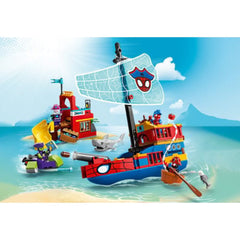 A Photo Of LEGO Team Spidey Pirate Ship - 201 Pieces - 11208