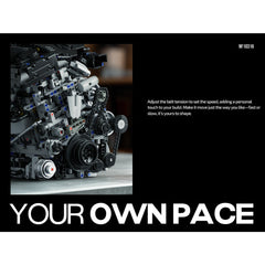 A Photo Of Nifeliz L6 Engine Building Set - 2820 Pieces - NF10316