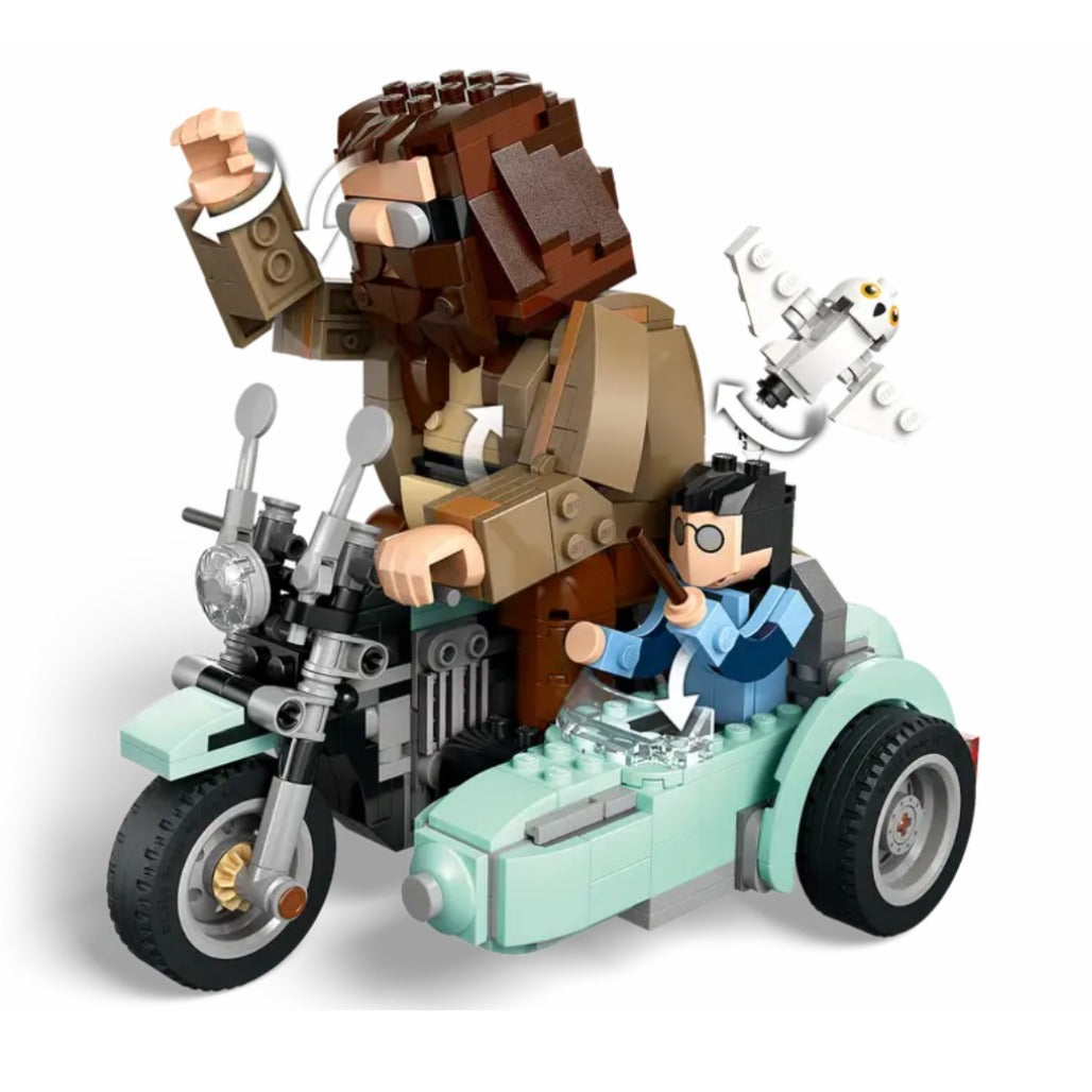 A Photo Of LEGO Harry Potter Hagrid™ & Harry's Motorcycle Ride 617 Pieces - 76443