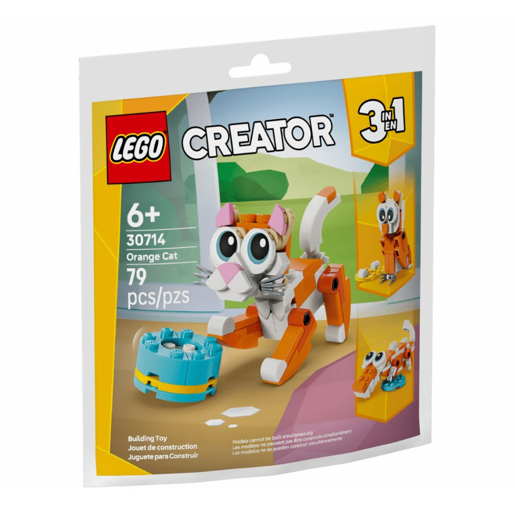 A Photo Of LEGO Creator 3in1 Orange Cat 79 Pieces - 30714
