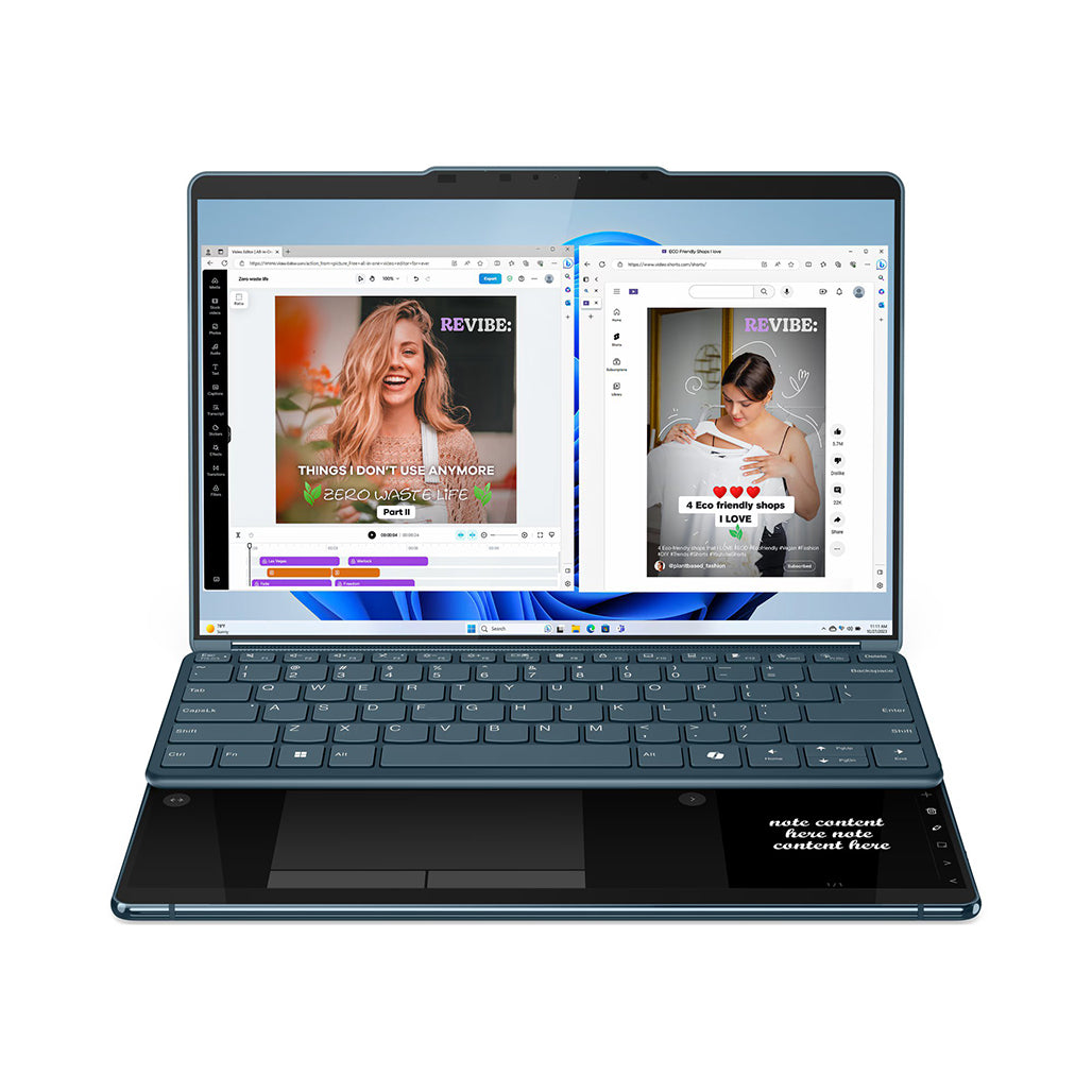 A Photo Of Lenovo Yoga Book 9 83FFX001US - Dual 13.3
