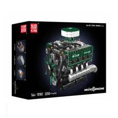 A Photo Of Mould King Motorized V8 Tank Engine Building Toy Set - 2250 Pieces - 10182