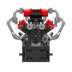 A Photo Of Mould King Motorized Italian V8 Engine Building Toy Set - 750 Pieces - 10204