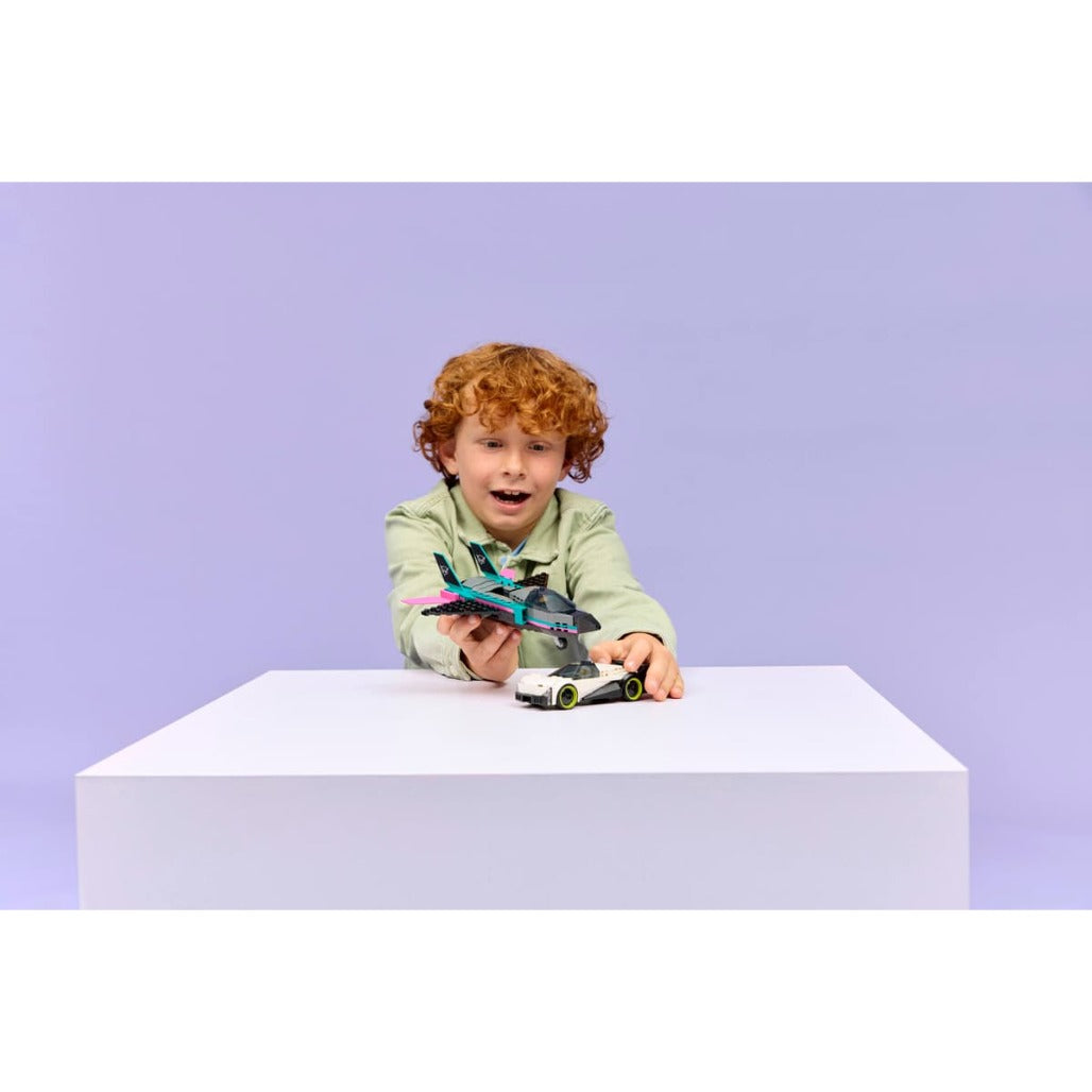 A Photo Of LEGO City Jet vs. Car 259 Pieces - 60489