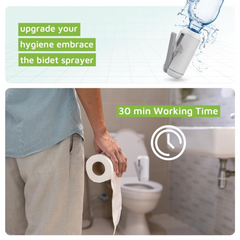 A Photo Of Green Lion Electric Pocket Bidet GNPBIDETSPWH - Portable, White