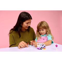 A Photo Of LEGO Unicorn Cake Delivery Car - 67 Pieces - 42675