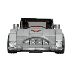 A Photo Of Mould King 27050S Silver Martin 007 Supercar Building Toy Set - 348 Pieces - 27050