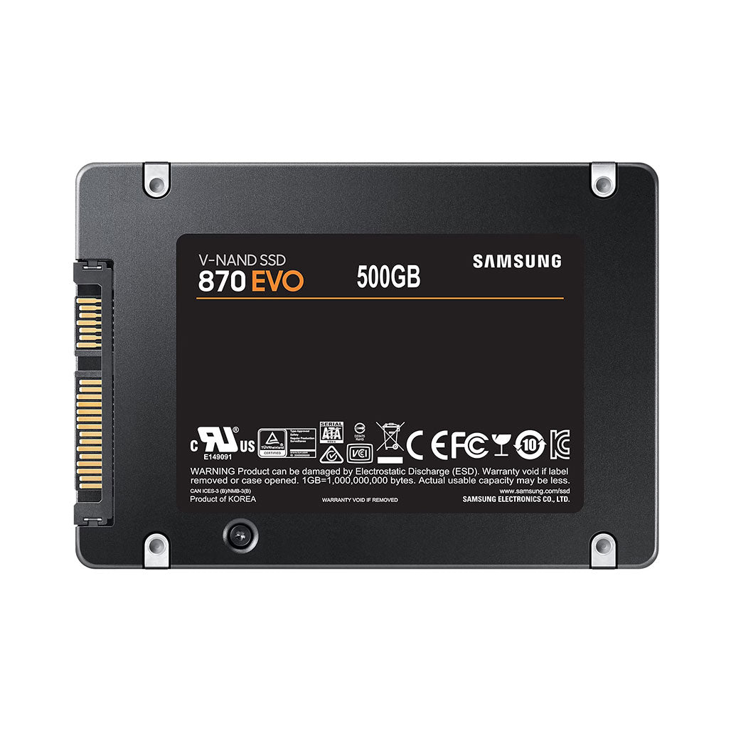 A Photo Of Samsung 870 EVO SATA III 500GB SSD - High-Speed 2.5