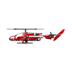A Photo Of Mould King Rescue Helicopter Building Toy Set - 266 Pieces - 24022