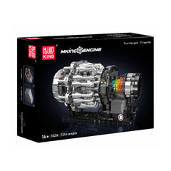 A Photo Of Mould King Motorized Turbojet Engine Mechanical Model Building Toy Set - 1214 Pieces - 10216