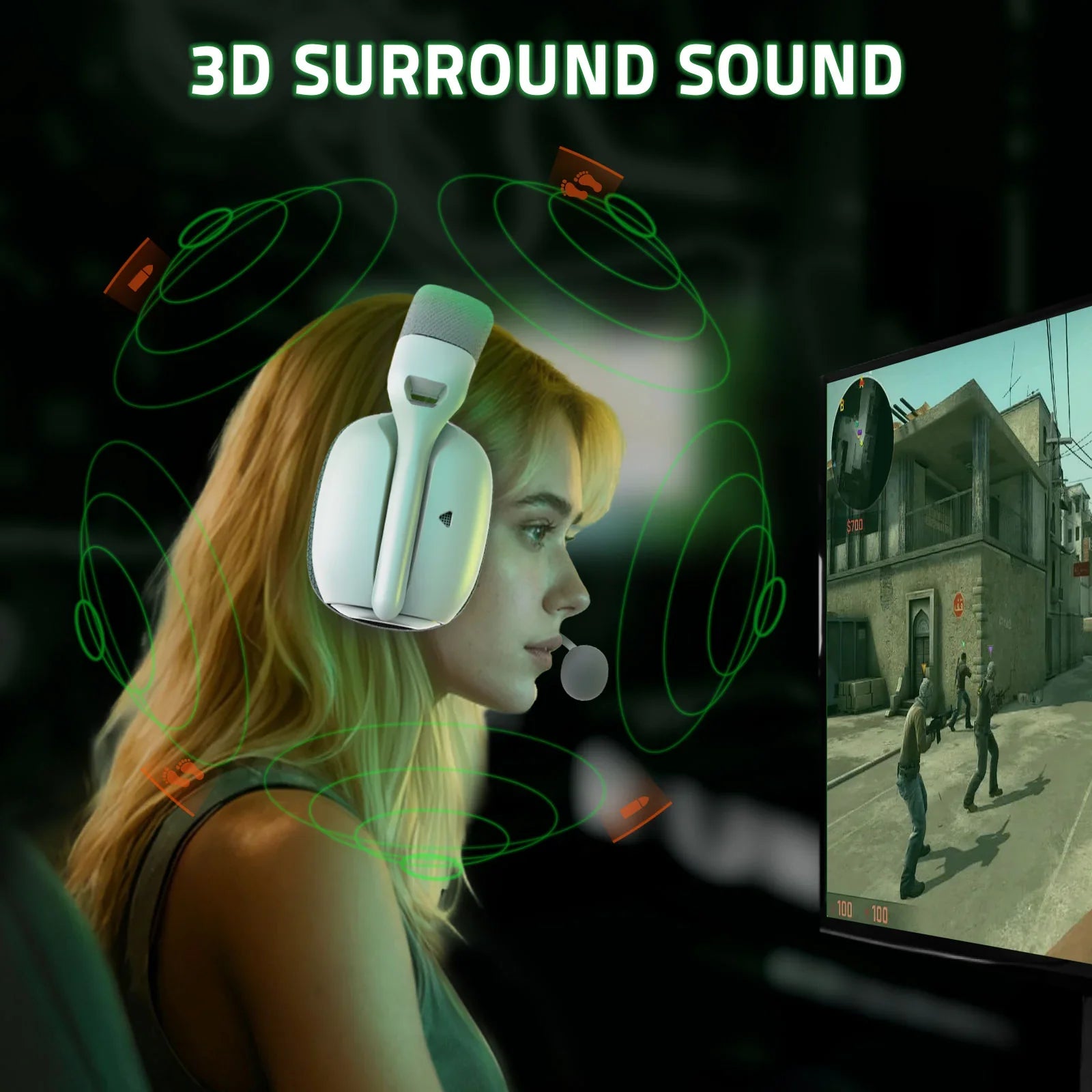 A Photo Of ATTACK SHARK L80 PRO - Wireless Gaming Headset