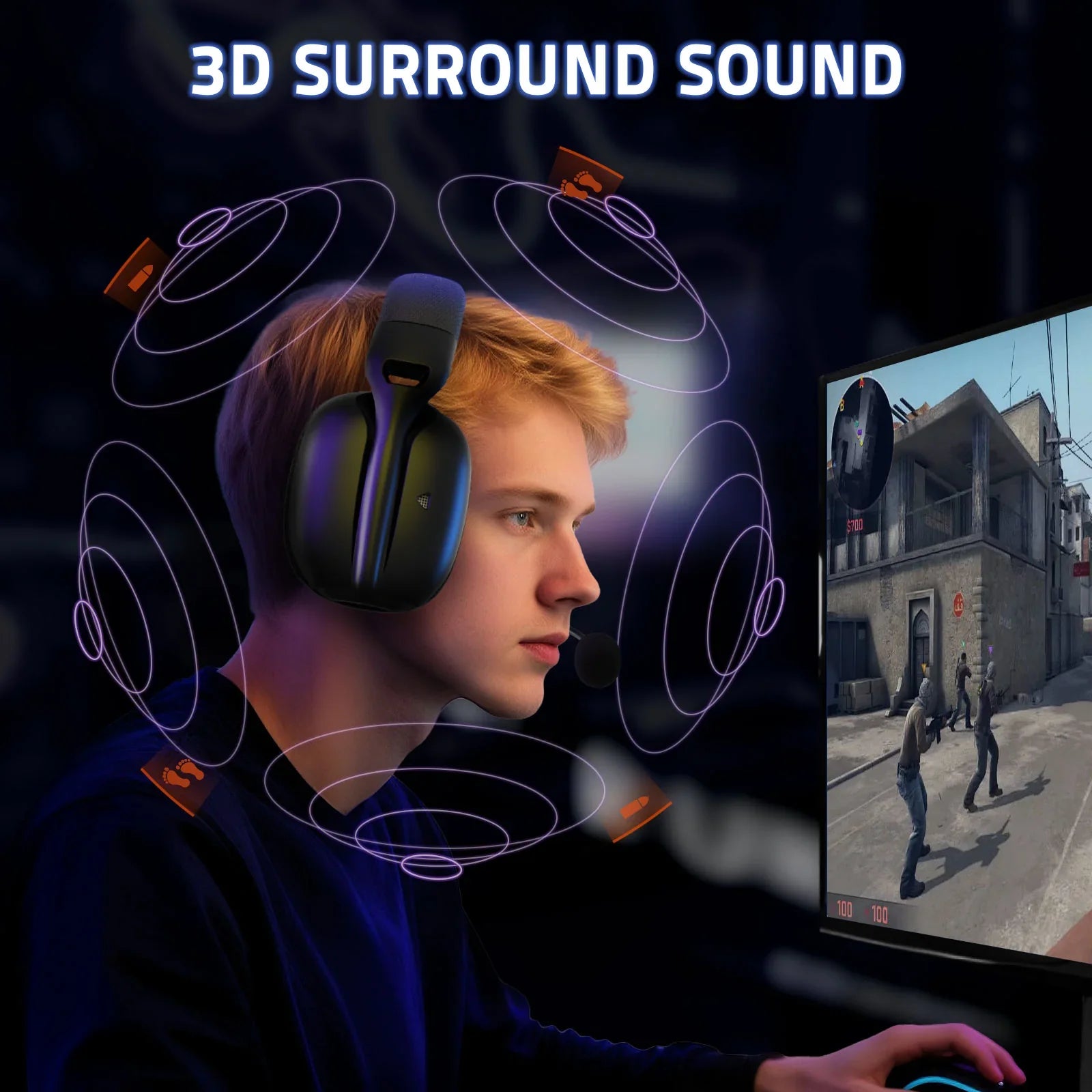 A Photo Of ATTACK SHARK L80 PRO - Wireless Gaming Headset