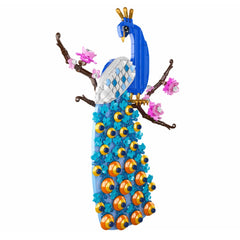 A Photo Of Mould King Peacock Wall Art Building Toy Set - 690 Pieces - 10149