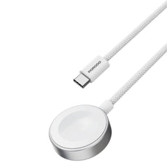 A Photo Of Porodo Magnetic Watch Charger PDCBL0042WH - 2.5W USB-C, White