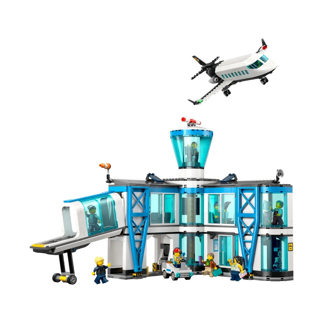 A Photo Of LEGO City Airport with Airplane 887 Pieces - 60502