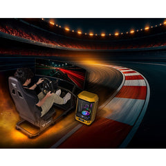 A Photo Of Thermaltake GR300 Racing Simulator Cockpit Bundle - Monitor Mount + Keyboard & Mouse Tray + Sim Rig Floor Mat
