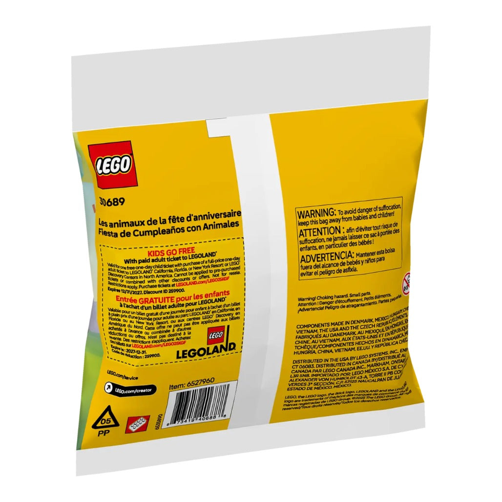 A Photo Of LEGO  Birthday Party Animals 60 Pieces - 30689