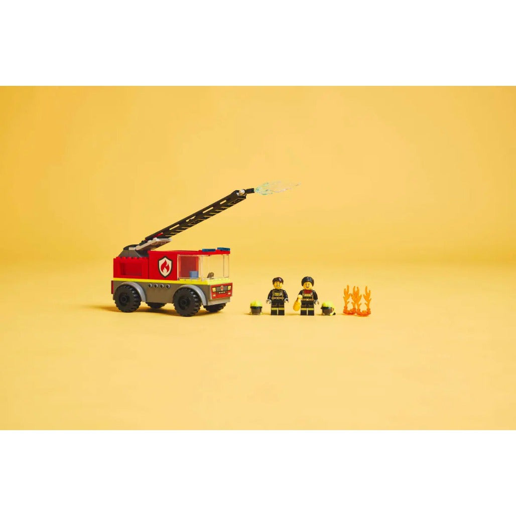 A Photo Of LEGO City Fire Ladder Truck 82 Pieces - 60463