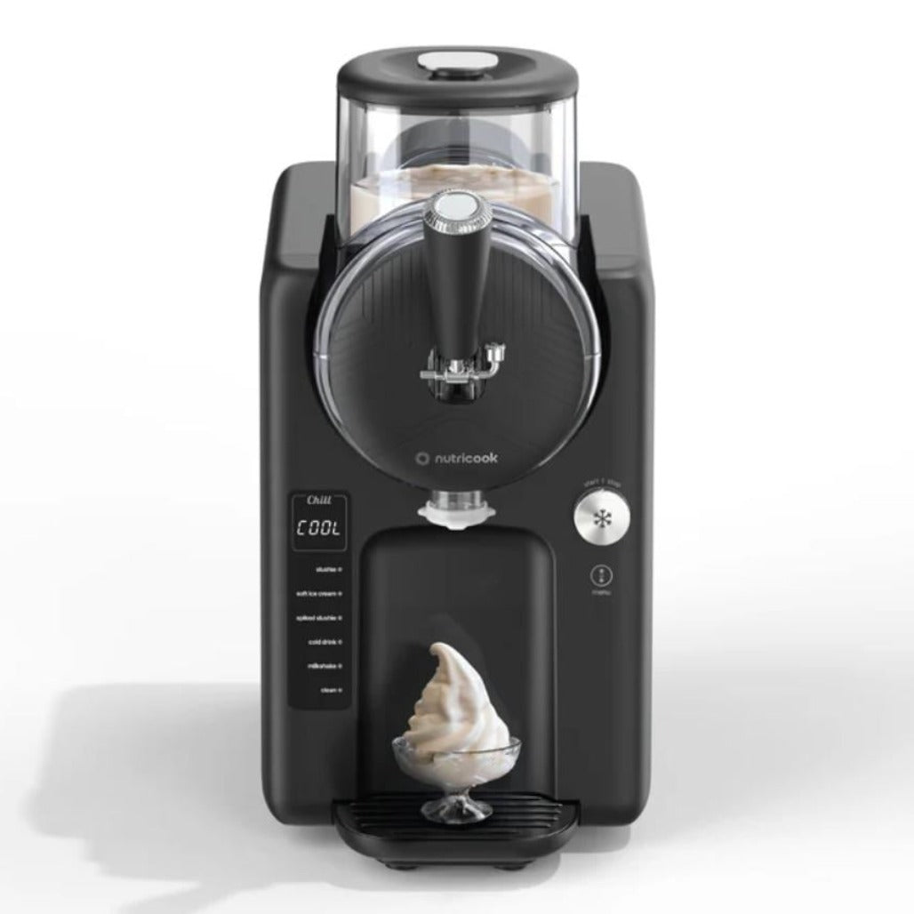 A Photo Of Nutricook Frost Ice Cream Maker, Sorbet and Milkshake Machine, 1.8L, 6 Modes, 7 Textures - Black - NC-FRS330BK