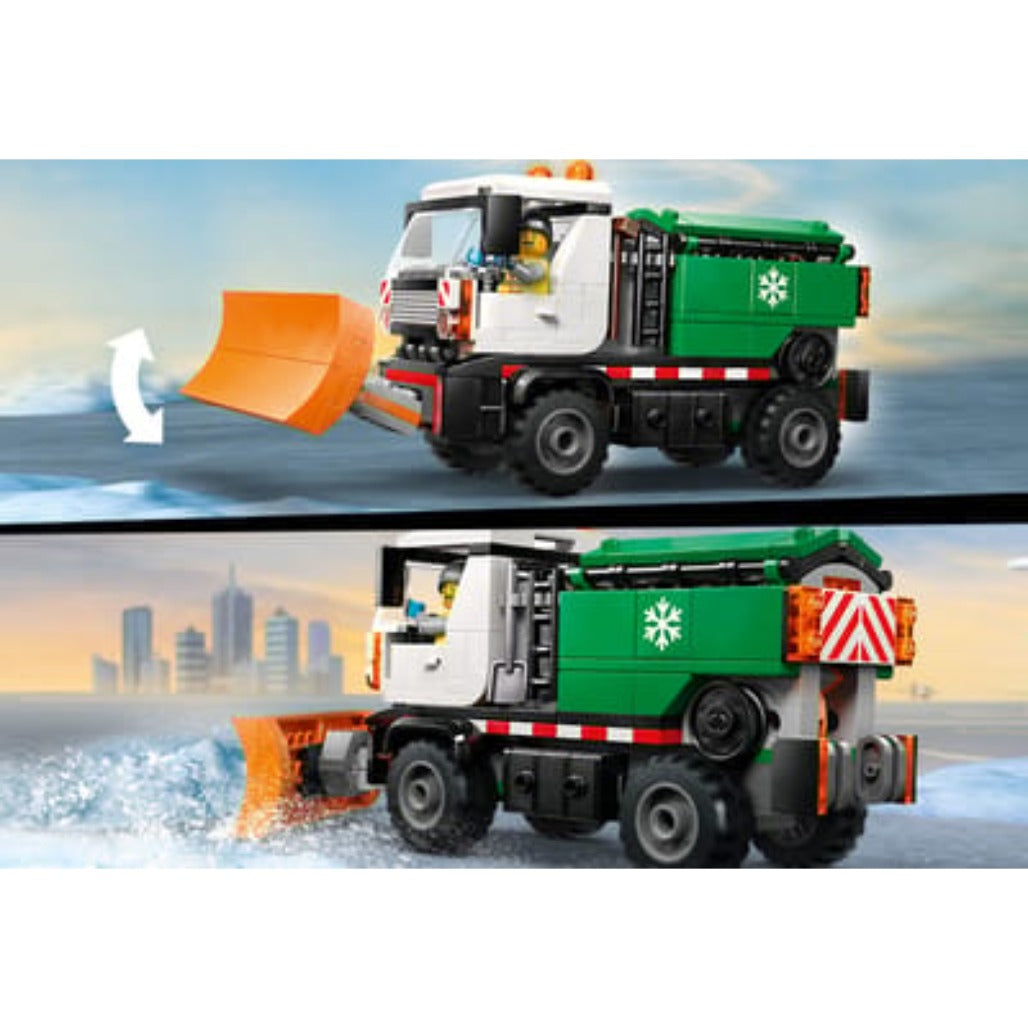 A Photo Of LEGO Snowplow - 263 Pieces - 60490