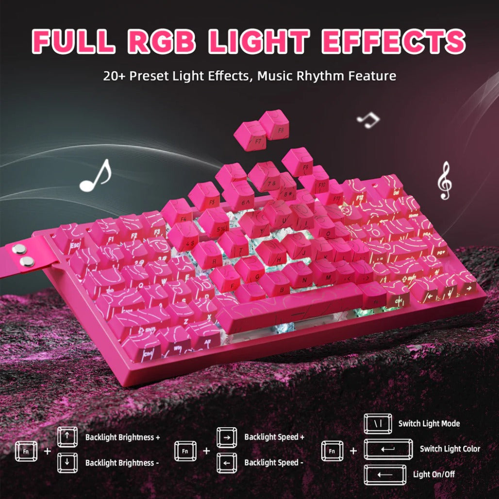 A Photo Of Attack Shark R82 HE - 75% Wired Magnetic Gaming Keyboard