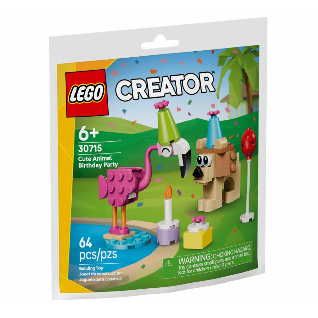 A Photo Of LEGO creator Cute Animal Birthday Party 64 Pieces - 30715