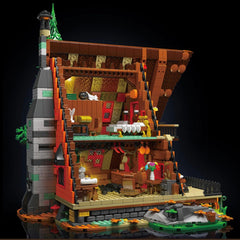 A Photo Of Mould King Cabin in The Woods Building Toy Set - 3,398 Pieces - 16053