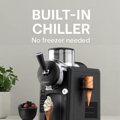 A Photo Of Nutricook Frost Ice Cream Maker, Sorbet and Milkshake Machine, 1.8L, 6 Modes, 7 Textures - Black - NC-FRS330BK