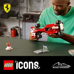 A Photo Of LEGO Ferrari F2004 & Michael Schumacher - 735 Pieces - 11375