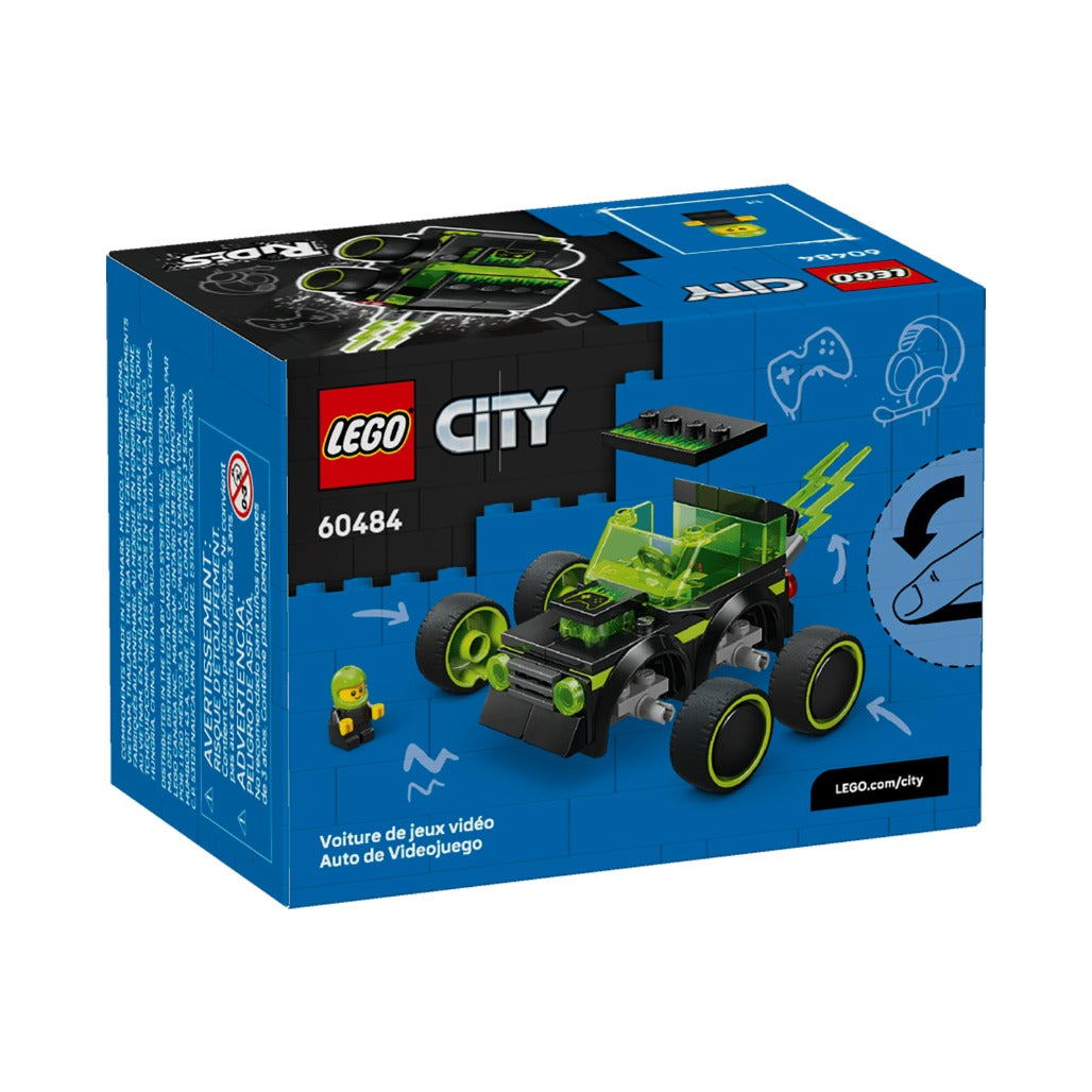 A Photo Of LEGO City Rides – Gaming Race Car 64 Pieces - 60484