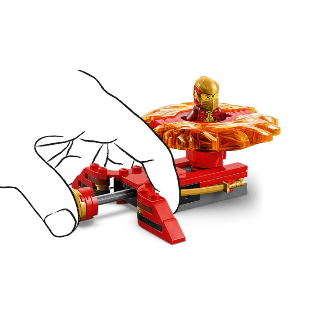 A Photo Of LEGO Kai's Dragon Spinjitzu Spinner - 54 Pieces - 71823