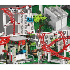 A Photo Of Mould King 11014S Motorised Roller Coaster Model Building Toy Set - 3662 Pieces - 11014