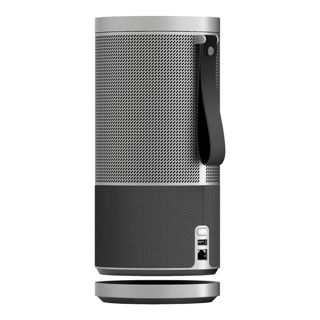 A Photo Of VIZIO SmartCast Crave 360 Wireless Speaker - Silver | All-In-One Streaming Music Speaker