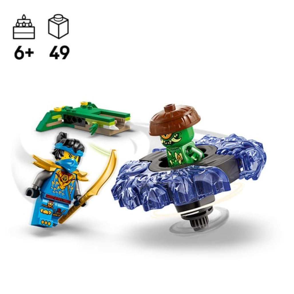 A Photo Of LEGO Nya vs. Mutation Monster Spinner - 49 Pieces - 71849