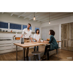 A Photo Of VIZIO SmartCast Crave 360 Wireless Speaker - Silver | All-In-One Streaming Music Speaker