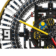 A Photo Of Mould King Motorized Mechanical Gear Clock Building Toy Set - 3675 Pieces - 10160